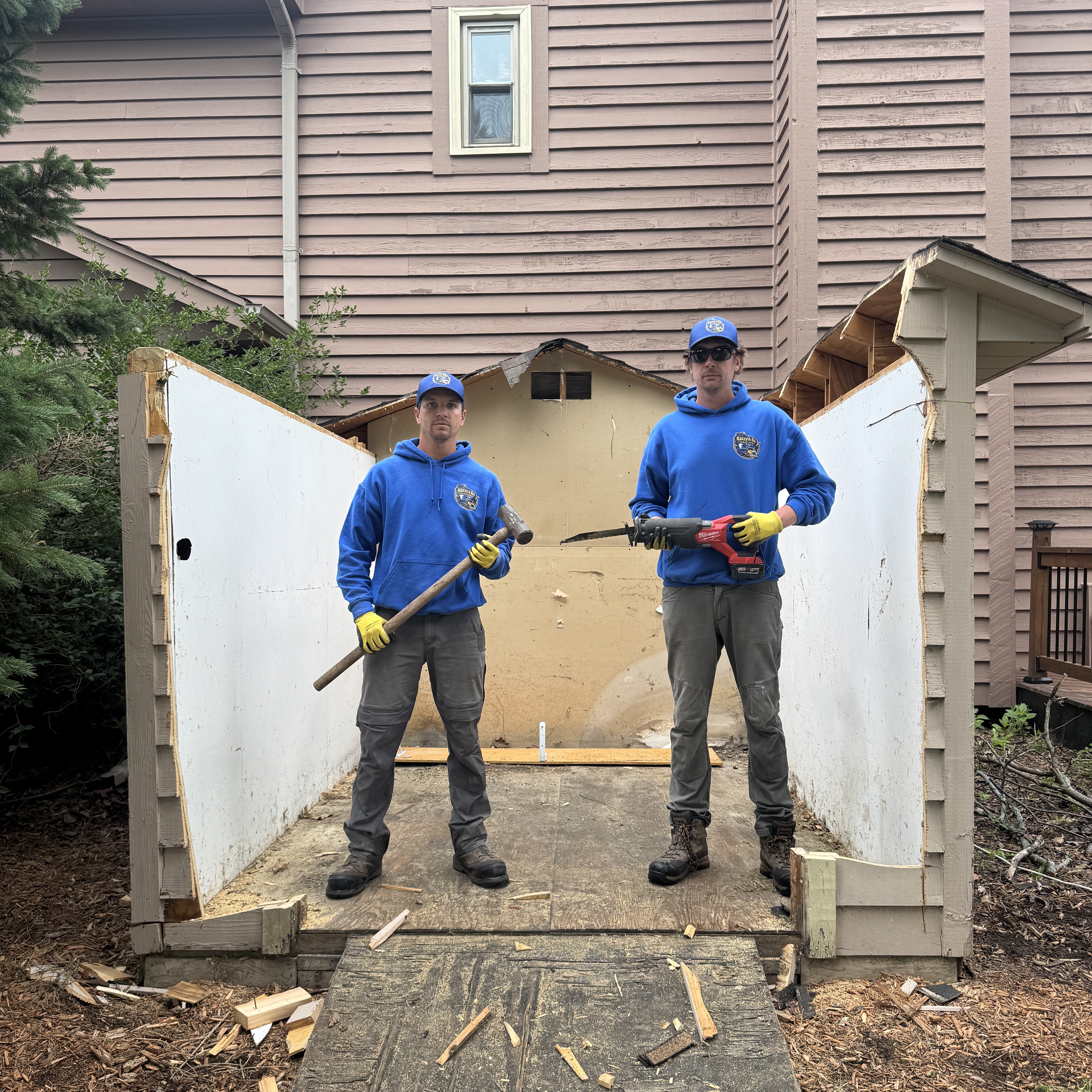 Shed demolition